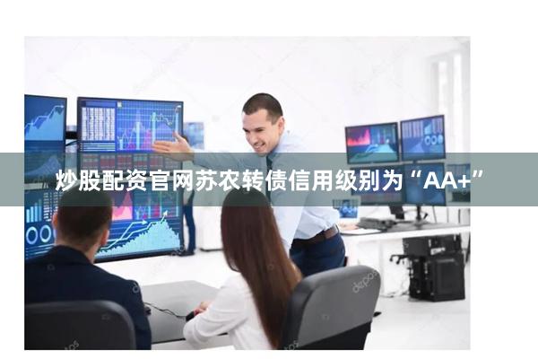 炒股配资官网苏农转债信用级别为“AA+”