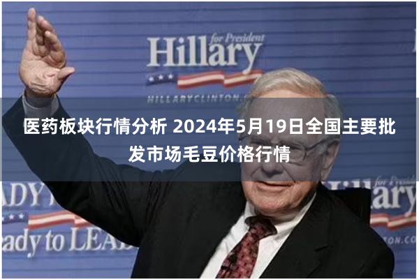 医药板块行情分析 2024年5月19日全国主要批发市场毛豆价格行情