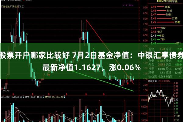 股票开户哪家比较好 7月2日基金净值：中银汇享债券最新净值1.1627，涨0.06%