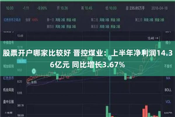 股票开户哪家比较好 晋控煤业：上半年净利润14.36亿元 同比增长3.67%