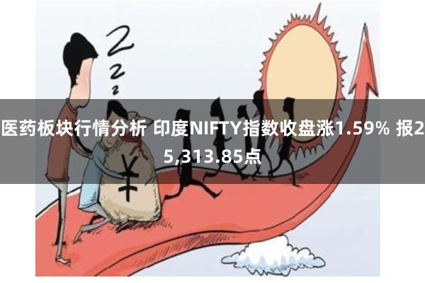 医药板块行情分析 印度NIFTY指数收盘涨1.59% 报25,313.85点