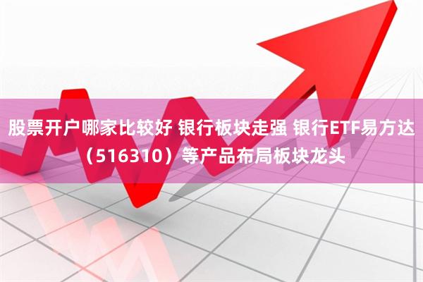 股票开户哪家比较好 银行板块走强 银行ETF易方达（516310）等产品布局板块龙头