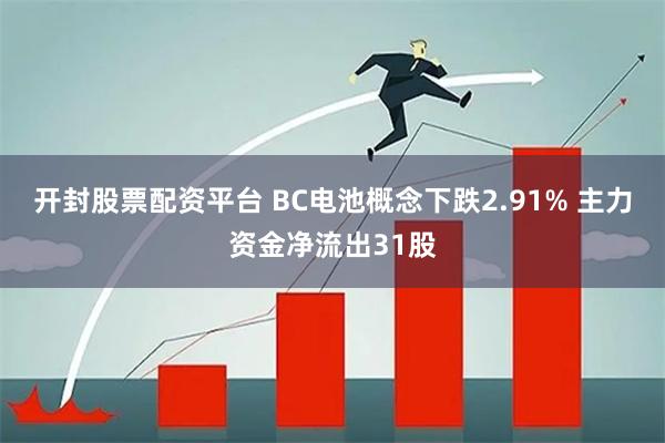 开封股票配资平台 BC电池概念下跌2.91% 主力资金净流出31股