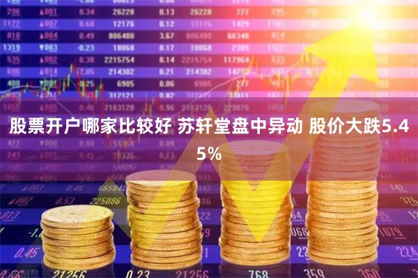 股票开户哪家比较好 苏轩堂盘中异动 股价大跌5.45%