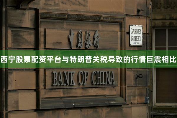西宁股票配资平台与特朗普关税导致的行情巨震相比