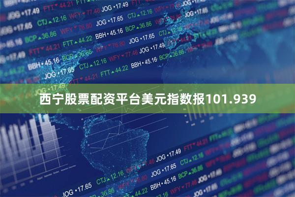 西宁股票配资平台美元指数报101.939